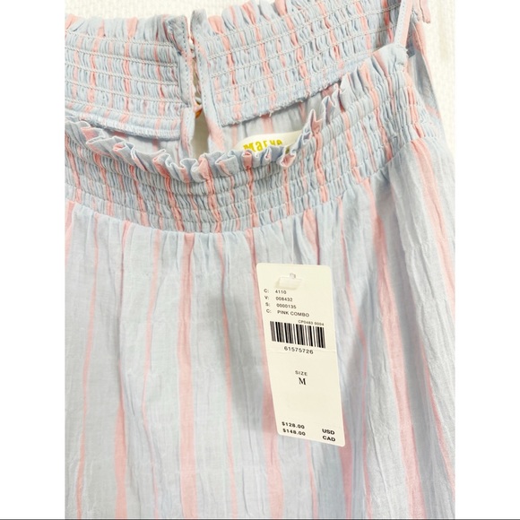 Anthropologie Maeve striped gauzy tunic tank top - Picture 3 of 4